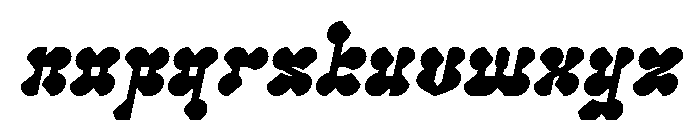 Arabian Night Bold Italic Font LOWERCASE