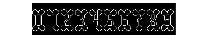 Arabian Night-Hollow-Inverse Font OTHER CHARS