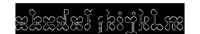 Arabian Night-Hollow-Inverse FONT