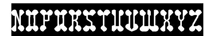 Arabian Night-Inverse Font UPPERCASE
