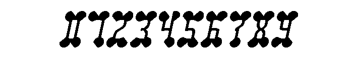 Arabian Night Italic Font OTHER CHARS