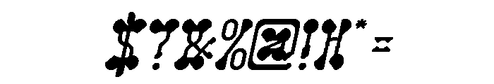 Arabian Night Italic Font OTHER CHARS