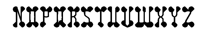 Arabian Night-Light Font UPPERCASE