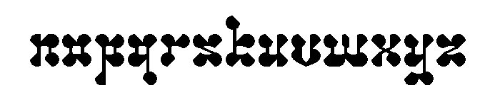 Arabian Night-Light Font LOWERCASE