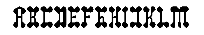 Arabian Night Font UPPERCASE