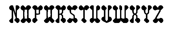 Arabian Night Font UPPERCASE