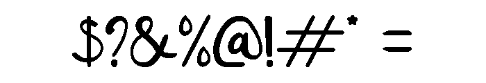 Arabica Menu Regular Font OTHER CHARS