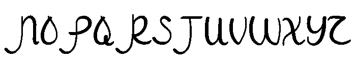 Arabica Menu Regular Font UPPERCASE