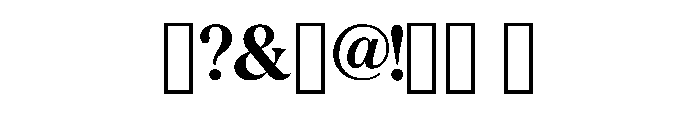 Araline Regular Font OTHER CHARS