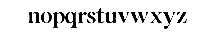 Araline Regular Font LOWERCASE