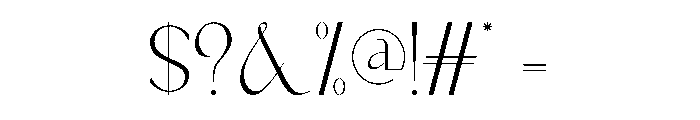 Arbaine Dairel Font OTHER CHARS