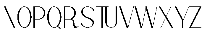 Arbaine Dairel Font UPPERCASE