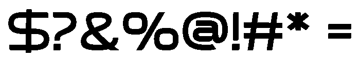 Arc Space Regular Font OTHER CHARS