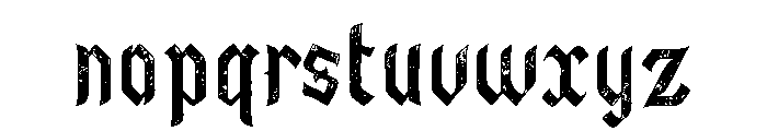 Arcanum Font LOWERCASE