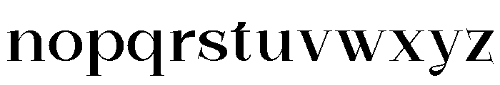 Archela Regular Font LOWERCASE