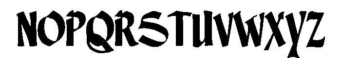 Archenor Font UPPERCASE
