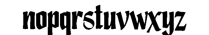 Archenor Font LOWERCASE
