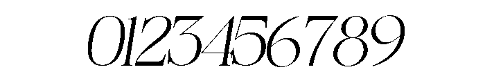 Archeron Italic Font OTHER CHARS