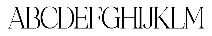 Archeron Regular Font UPPERCASE