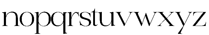 Archeron Regular Font LOWERCASE