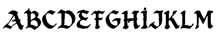 Archgrave Blacklette Font UPPERCASE