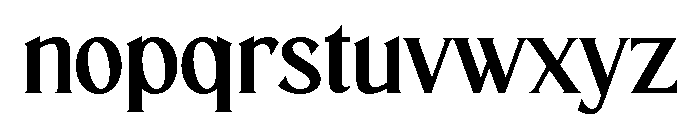 Architetta Regular Font LOWERCASE