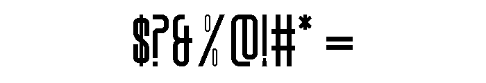 Archive Meter Regular Font OTHER CHARS