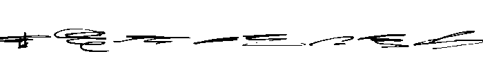 Archive Scribble Extras Font LOWERCASE