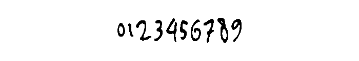 Archive Scribble Regular Font OTHER CHARS