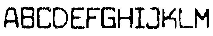 Archive Stamp Regular Font UPPERCASE