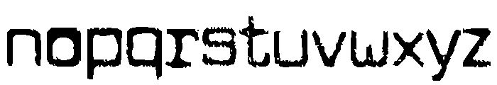 Archive Stamp Regular Font LOWERCASE