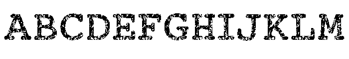 Archive Typewriter Regular Font UPPERCASE