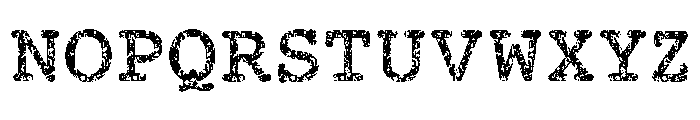 Archive Typewriter Regular Font UPPERCASE