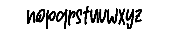 Arcurt Font LOWERCASE
