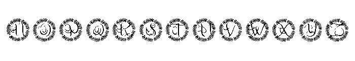 Ardenvale Monogram Font UPPERCASE