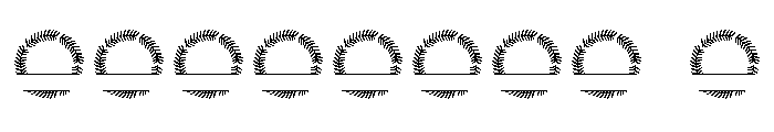 Ardenvale Split Monogram Font OTHER CHARS