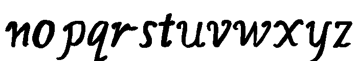 Areca Font LOWERCASE