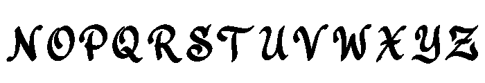 Arely Regular Font LOWERCASE