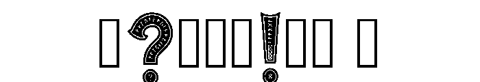 Arenox Regular Font OTHER CHARS