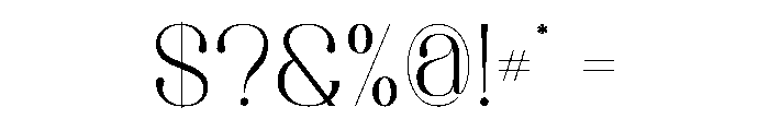 Aretha Font OTHER CHARS