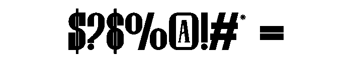 Arevoke Font OTHER CHARS