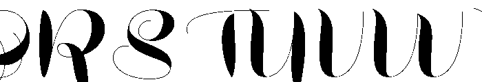 ArgentScript Font UPPERCASE