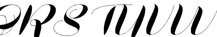 ArgentScriptSlant Font UPPERCASE