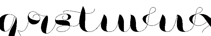 ArgentScript Font LOWERCASE