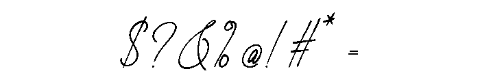 Argentina Signature Regular Font OTHER CHARS