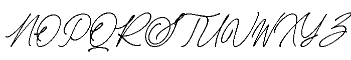 Argentina Signature Regular Font UPPERCASE