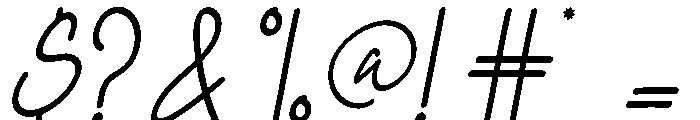 Arghina Santia Font OTHER CHARS