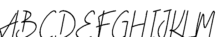 Arghina Santia Font UPPERCASE