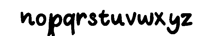 Arham Font LOWERCASE