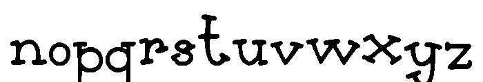 Arhan Font LOWERCASE